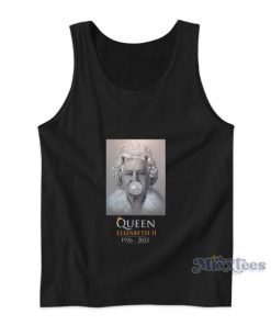 Elizabeth Bubblegum Queen Elizabeth II 1926-2022 Tank Top