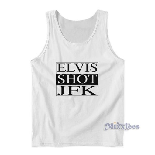 Elvis Shot Jfk La Hain Film Tank Top For Unisex