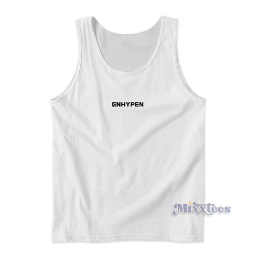 Enhypen Small Logo Tank Top for Unisex