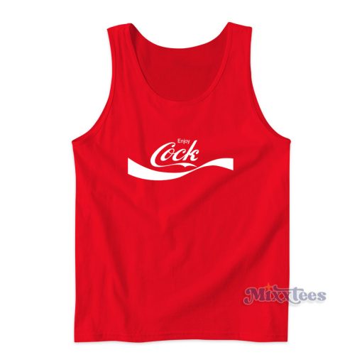 Enjoy Cock Tank Top Cheap Custom for Unisex