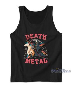 Evil Skull Unicorn Death Metal Tank Top