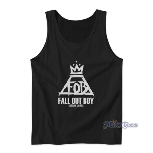 FOB Fall Out Boy Save Rock And Roll Tank Top