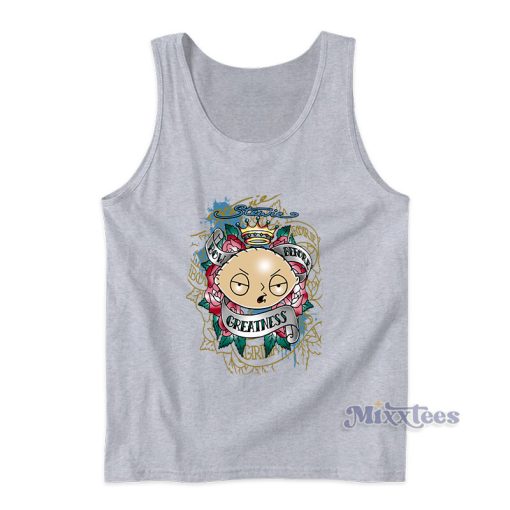 Family Guy Stewie Griffin Bow Before Greatness Tank Top