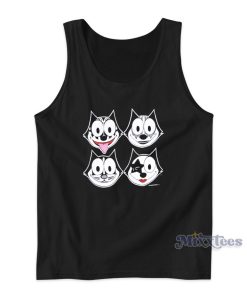 Felix The Cat Kiss Parody Tank Top for Unisex Felix The Cat Kiss Parody Tank Top for Unisex