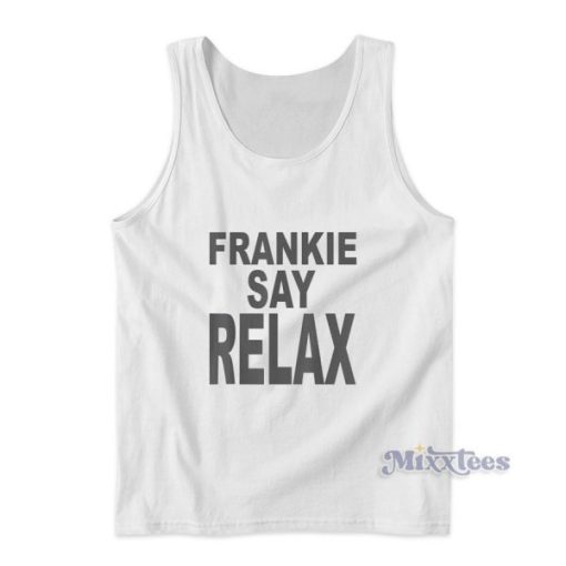 Frankie Say Relax The One With The Tiny T-Shirt Tank Top