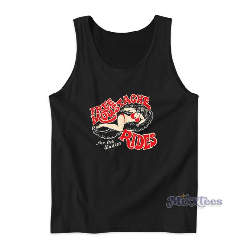 Free Moustache For The Ladies Rides Tank Top