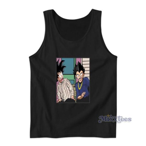 Friday Damn Meme Son Goku And Vegeta Tank Top