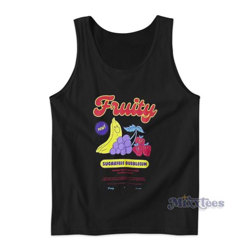 Fruity Sugarfree Bubblegum Tank Top For Unisex