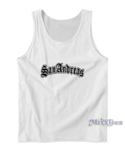 GTA San Andreas Logo Tank Top for Unisex GTA San Andreas Logo Tank Top for Unisex