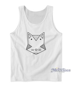 Geo Cat Youth Short Sleeve Tank Top