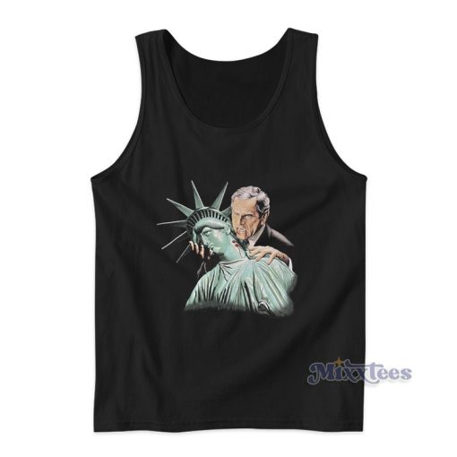 George Bush Statue Of Liberty Vintage Tank Top