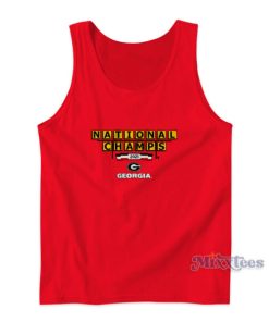 Georgia Football National Champs Sign Tank Top