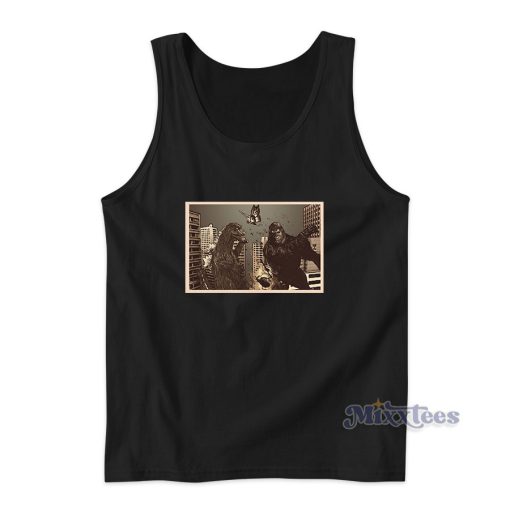 Godzilla Vs Kong Cheap Custom Tank Top for Unisex