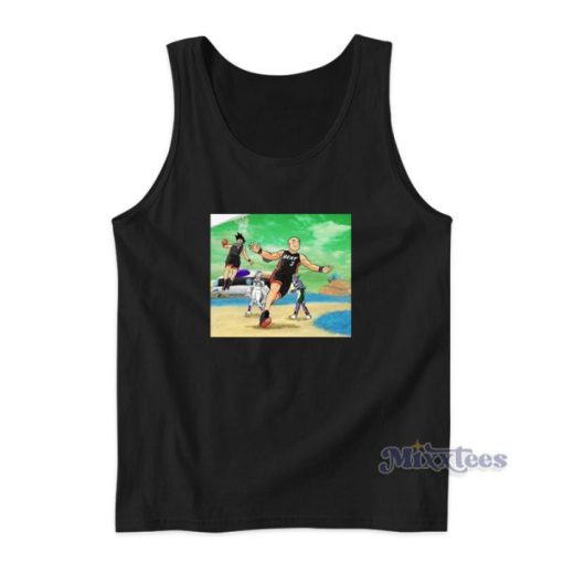 Goku and Krillin Basketball Tank Top For Unisex