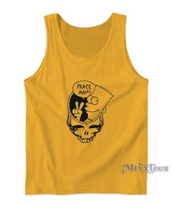 Grateful Dead Skull And Bart Simpson Tank Top Grateful Dead Skull And Bart Simpson Tank Top