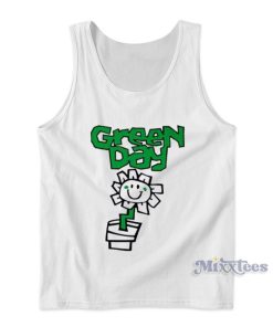 Green Day Kerplunk Flower Pot Tank Top Green Day Kerplunk Flower Pot Tank Top