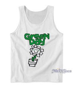 Green Day Kerplunk Flower Pot Tank Top