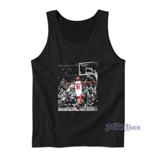 Hair Color and Cross Dressing Stunts Dennis Rodman Tank Top