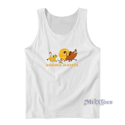 Hakuna Matata Disney Tank Top For Unisex