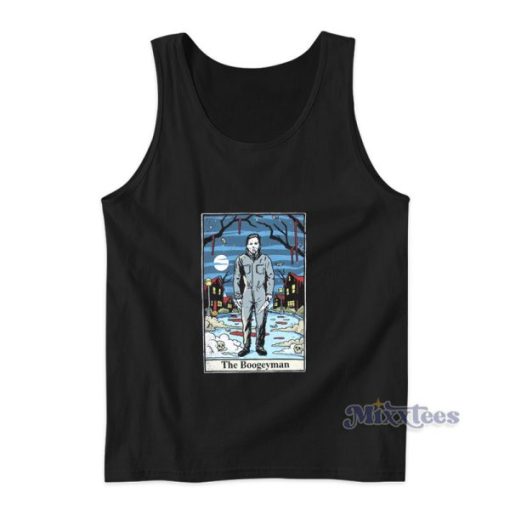 Halloween Michael Myers The Boogeyman Tarot Tank Top