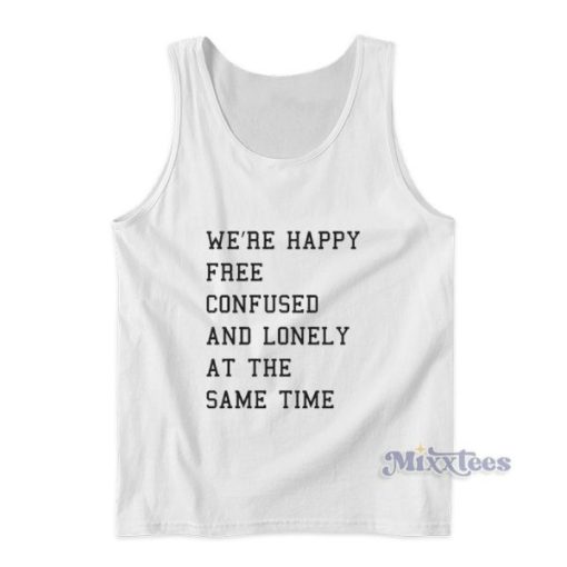 Happy Free Confused And Lonely Taylor Swift Tank Top