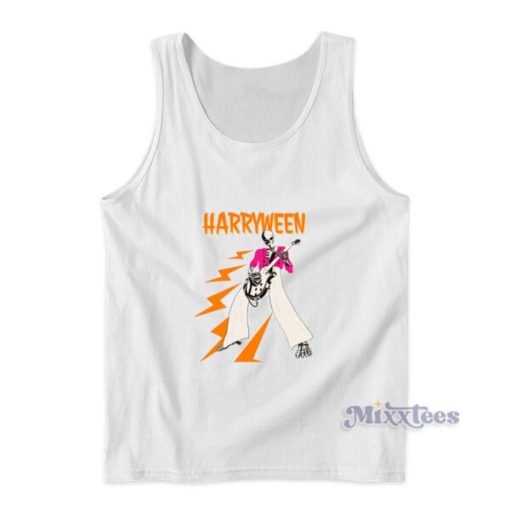 Harry Styles Harryween Skeleton Tank Top