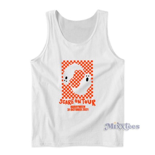 Harry Styles Scare On Tour Harryween Tank Top