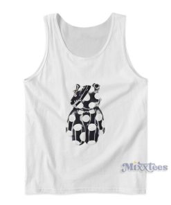 Harry Styles Teddy Bear Polka Dot Tank Top