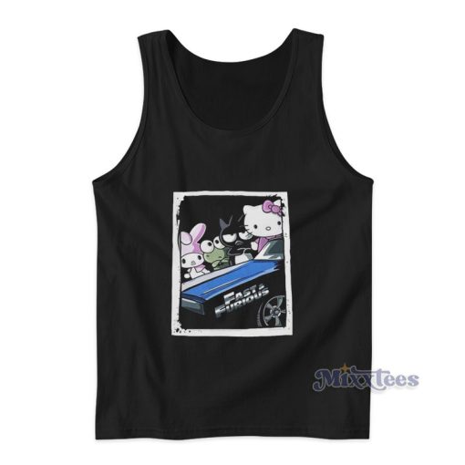 Hello Kitty Fast And Furious Tank Top