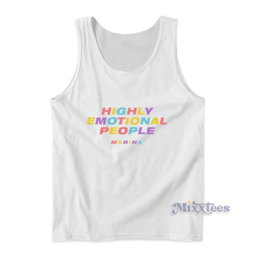 Highly Emotional People Marina Tank Top For Unisex