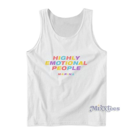 Highly Emotional People Marina Tank Top For Unisex