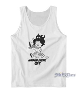 Hiroshi Suzuki Cat Tank Top for Unisex