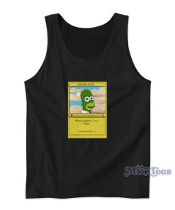Homer Pepe Trading Card Tank Top For Unisex Homer Pepe Trading Card Tank Top For Unisex
