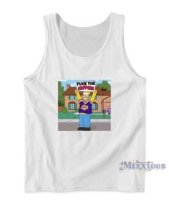 Homer Simpson Los Angeles Lakers Fuck The Clippers Tank Top