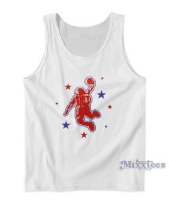 Houston Rockets Dunking Astronaut Tank Top Houston Rockets Dunking Astronaut Tank Top