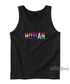 Human Rainbow Tank Top for Unisex Human Rainbow Tank Top for Unisex
