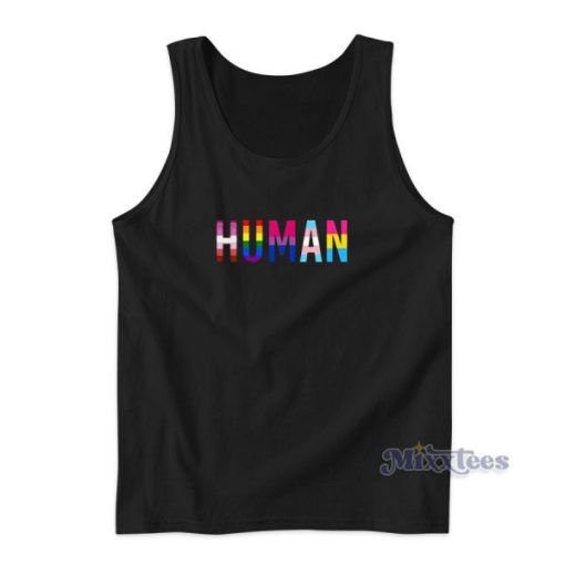 Human Rainbow Tank Top for Unisex