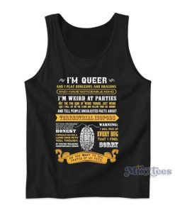 I’m Queer and I Play Dungeons and Dragons Tank Top for Unisex