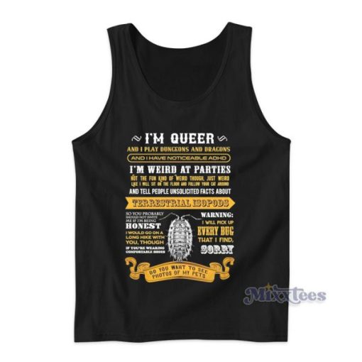 I’m Queer and I Play Dungeons and Dragons Tank Top for Unisex