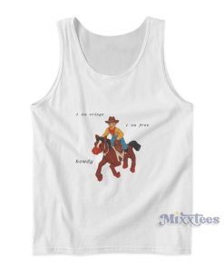 I Am Cringe I Am Free Howdy Tank Top I Am Cringe I Am Free Howdy Tank Top