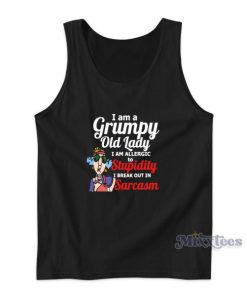 I Am a Grumpy Old Lady I Am Allergic To Stupidity Tank Top