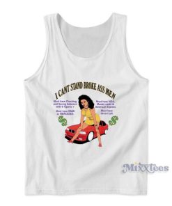 I Can’t Stand Broke Ass Tank Top for Unisex