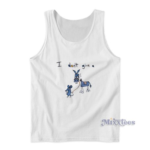 I Don’t Give A Rats Mouse Walking Donkey Tank Top