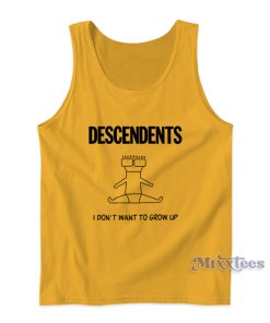 I Don’t Want To Grow Up Descendents Tank Top I Don’t Want To Grow Up Descendents Tank Top