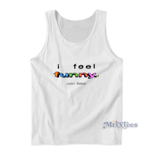 I Feel Funny Justin Bieber Lyrical Lemonade Tank Top