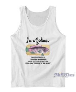 I Go With The Flow I Consume Lesser Fish Tank Top I Go With The Flow I Consume Lesser Fish Tank Top