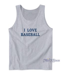 I Love Baseball Tank Top for Unisex