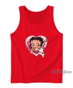 I Love Betty Boop Her Dog Tank Top For Unisex