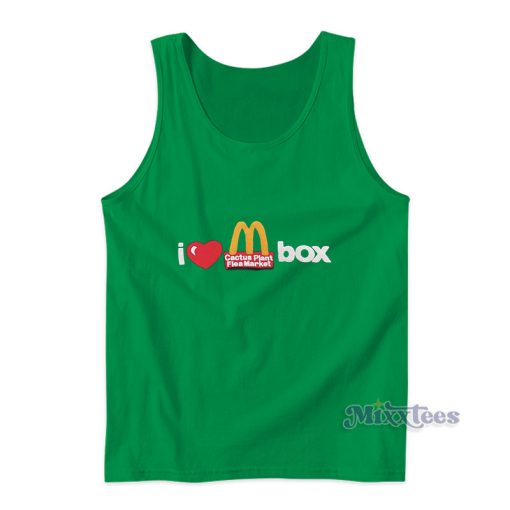 I Love Cactus Plant Flea Market Box X McDonald’s Tank Top