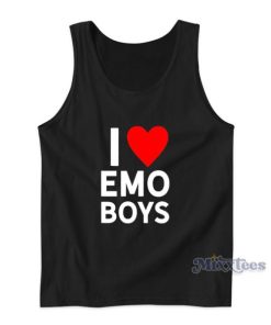 I Love Emo Boys Tank Top For Unisex